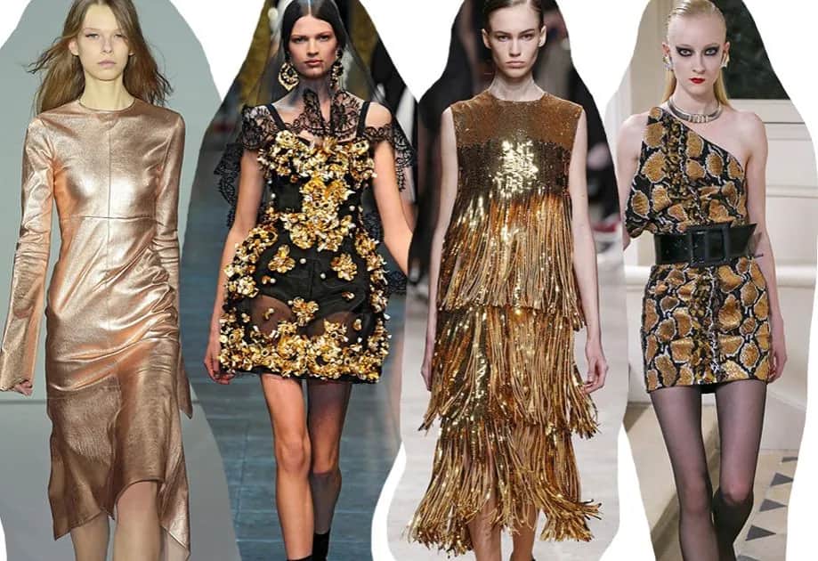 Złota sukienka: jak stworzyć olśniewającą stylizację? Porady stylistki