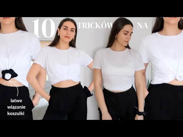 Wiązanie koszuli w pasie: Sekrety stylistki dla idealnej figury.