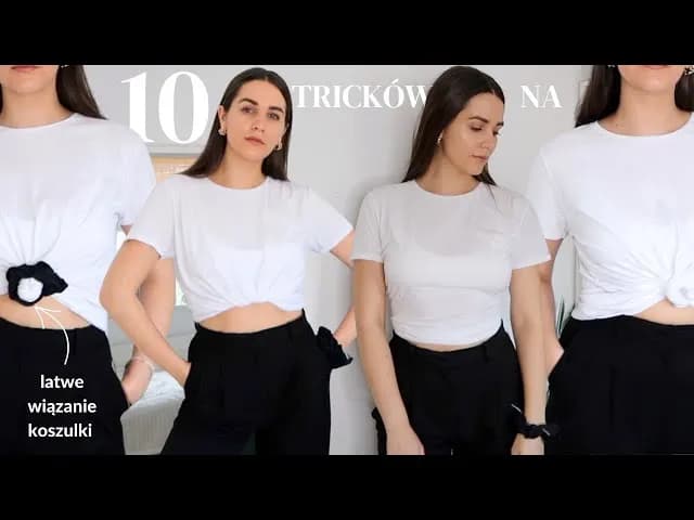 Wiązanie koszuli w pasie: Sekrety stylistki dla idealnej figury.