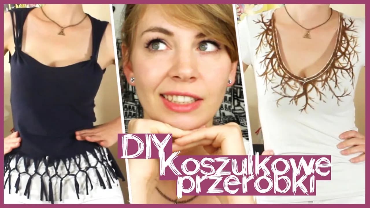 Przerabianie bluzek: Źle leży? Nudna? Zmień ją w dzieło sztuki!